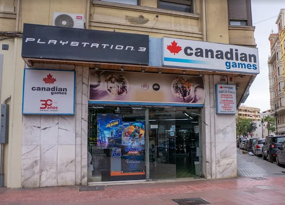 Fachada de Canadian Games en València