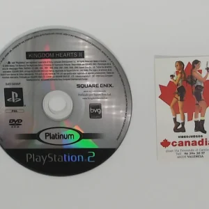 Kingdom hearts 2 platinum Solo dvd PS2
