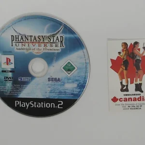 Phantasy Star Universe Solo dvd PS2