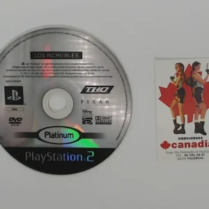 Los Increibles Platinum Solo dvd PS2