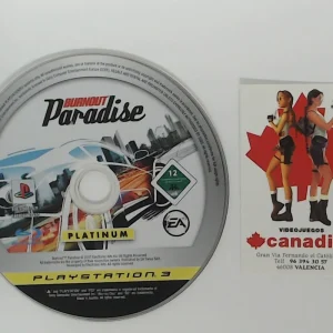 Burnout Paradise Platinum blu-ray Suelto PS3
