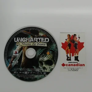 Uncharted el tesoro de Drake blu-ray suelto ps3