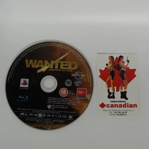 Wanted weapons of fate blu-ray suelto ps3