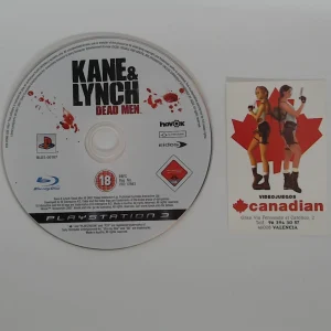Kane & Lynch dead men blu-ray suelto ps3