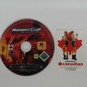 Midnight club Los Angeles blu-ray suelto ps3