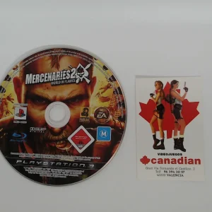 Mercenaries 2 world in flames blu-ray suelto ps3