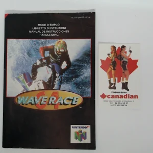 Waverace 64 manual suelto N64