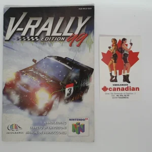 V-rally edicion 99 manual suelto N64