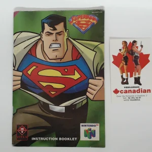 Superman manual suelto N64