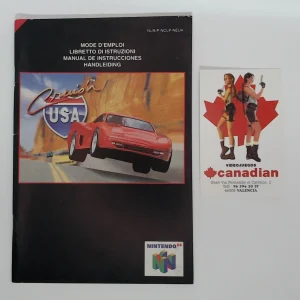 Cruis'n USA manual suelto N64