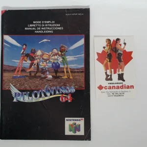 Pilotwings 64 manual suelto N64