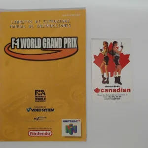F-1 world grand prix manual suelto N64