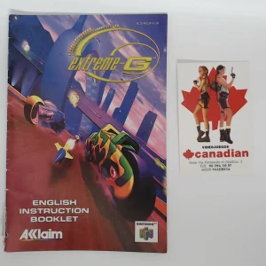 Extreme-G manual suelto N64
