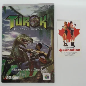 Turok dinosaur hunter manual suelto N64