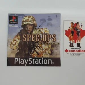 Spec ops Airbone comando FR manual suelto ps1