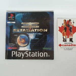 Comand and Conquer Retaliation manual suelto ps1