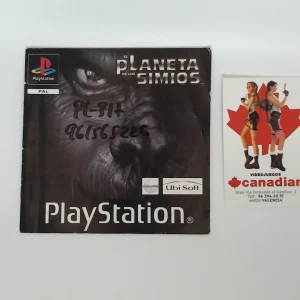 El planeta de los simios manual suelto ps1