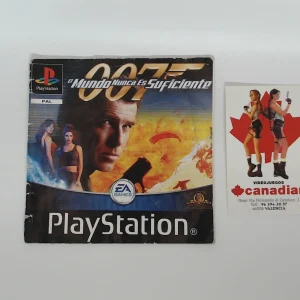 007 El mundo nunca es suficiente manual suelto ps1