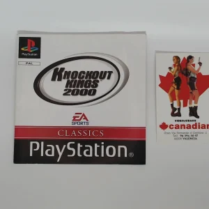 Knokout Kings 2000 manual suelto ps1