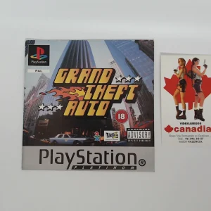 Grand Thef Auto GTA Platinum manual suelto ps1