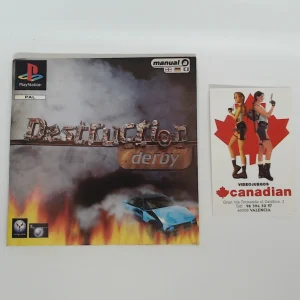 Destruction Derby EUR manual suelto ps1