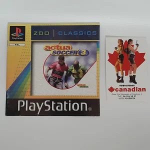Actua Soccer 3 manual suelto ps1