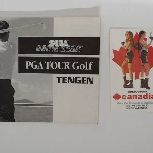 PGA Tour golf manual suelto Game Gear