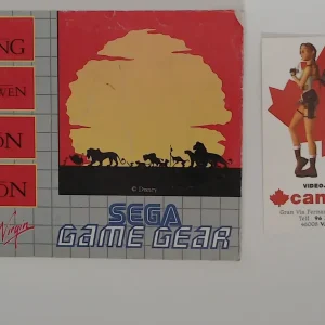 El rey león manual suelto Game Gear