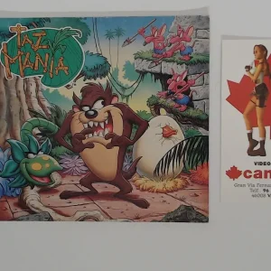 Taz mania manual suelto Game Gear