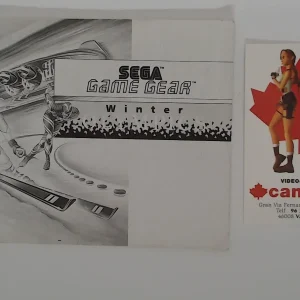JJOO Winter manual suelto Game Gear