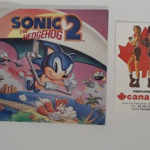Sonic the hedgehog 2 manual suelto Game Gear