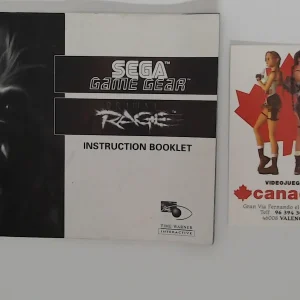 Primal Rage manual suelto Game Gear