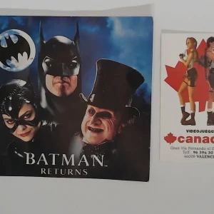 Batman returns manual suelto Game Gear