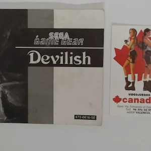 Devilish manual suelto Game Gear