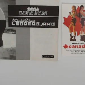 World clash leader board manual suelto Game Gear