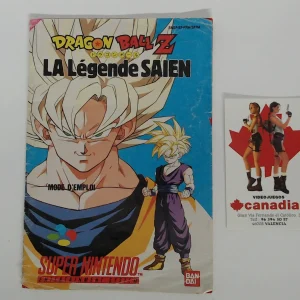 Dragon ball Z 2 legende saien FR manual suelto SNES